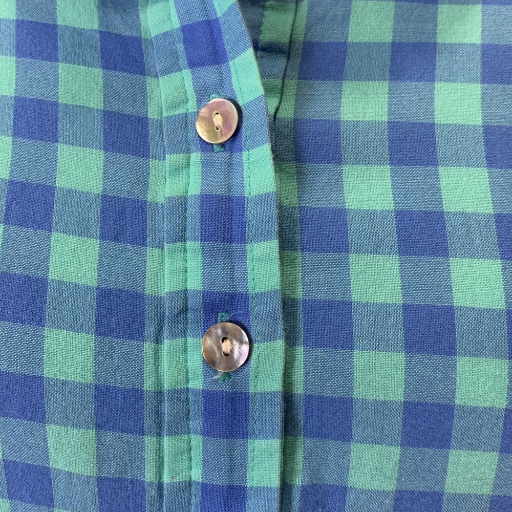 Vineyard Vines Half Button Down Pullover Blue/Gre… - image 3